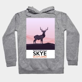 Skye Scotland travel poster Hoodie